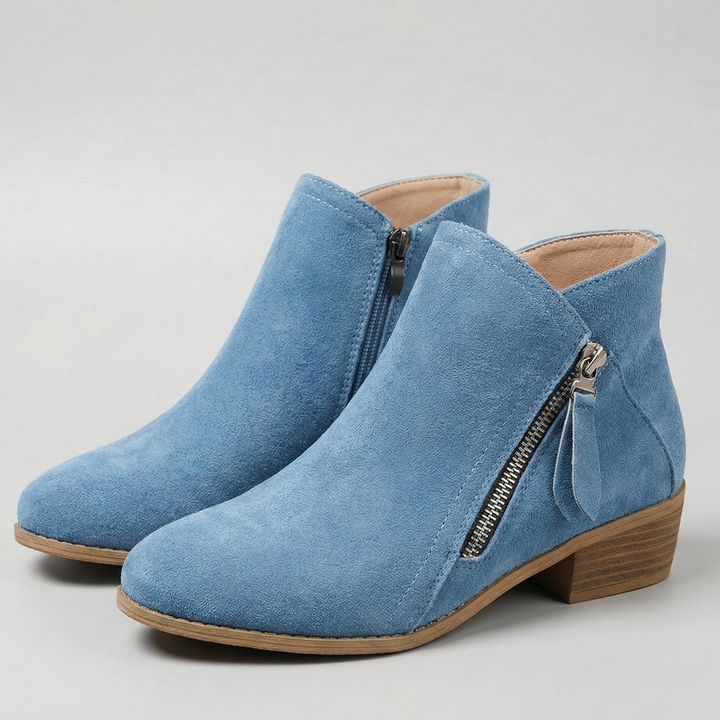 Maas & Mode | Mara Enkellaars met Ritssluiting