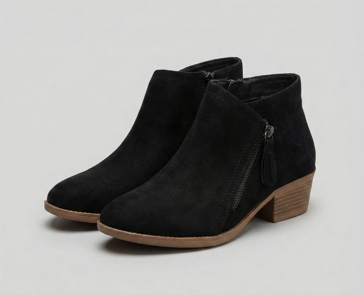 Maas & Mode | Mara Enkellaars met Ritssluiting
