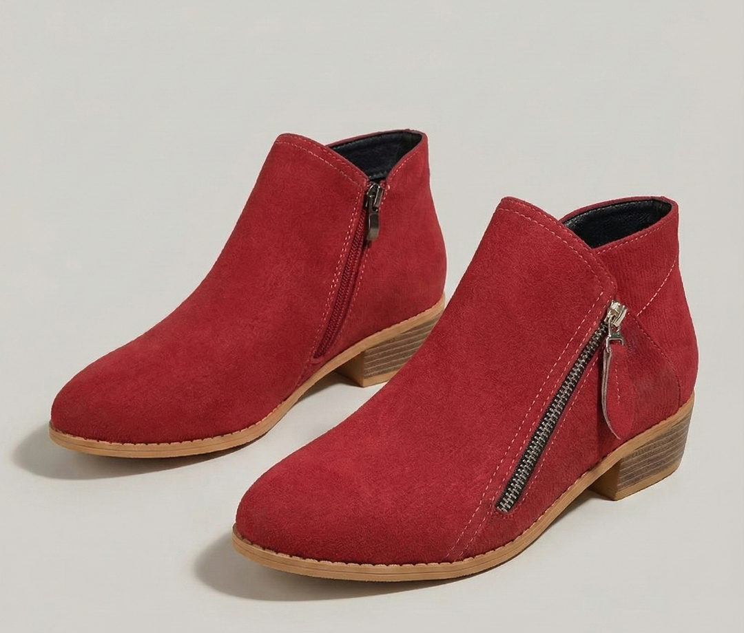Maas & Mode | Mara Enkellaars met Ritssluiting
