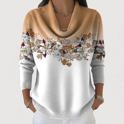 Maas & Mode® | Alora bloemen trui