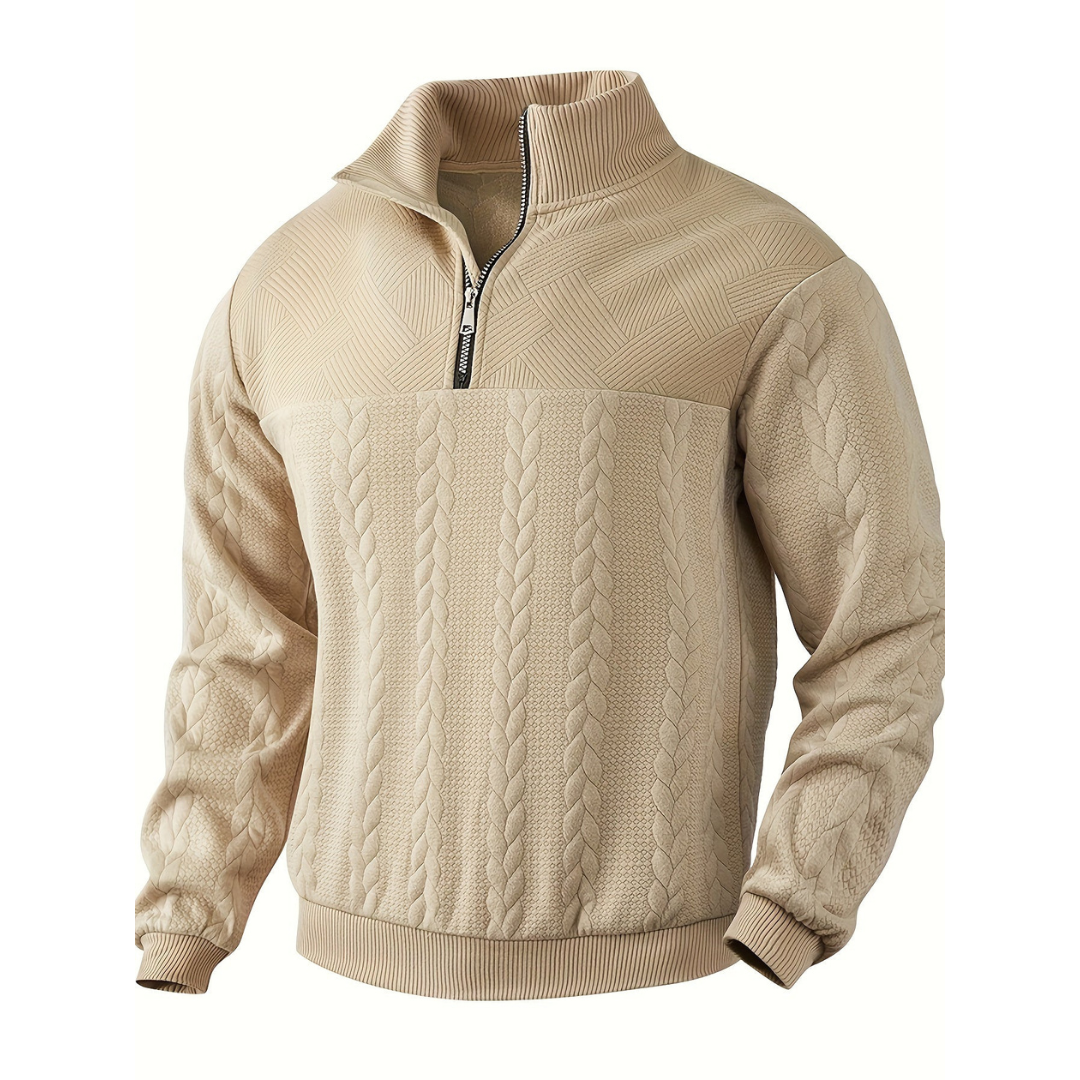 Maas & Mode® | Knitted Zip-Up Jacket