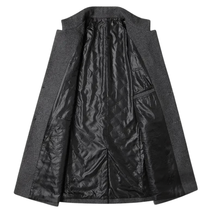 Maas & Mode | Kasjmier-wollen heren trenchcoat