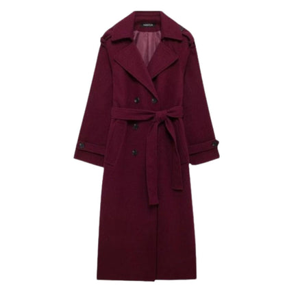 Maas & Mode® | Classy Burgundy Jas