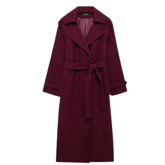 Maas & Mode® | Classy Burgundy Jas