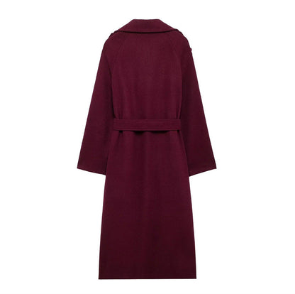 Maas & Mode® | Classy Burgundy Jas