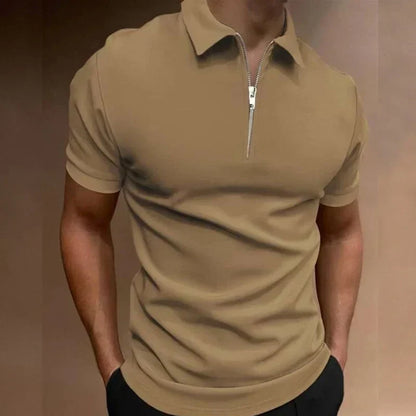 Maas & Mode® | Klassieke Rits Polo Shirt