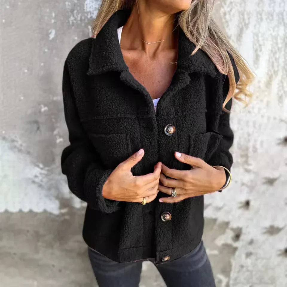 Maas & Mode | Teddy-Fleece Tussenjas