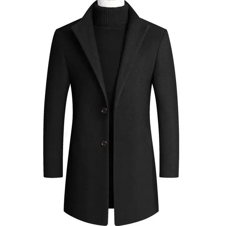 Maas & Mode | Kasjmier-wollen heren trenchcoat