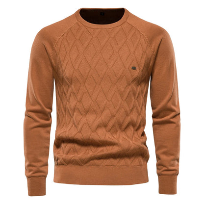 Maas & Mode® | Heren Trui met Ruitpatroon