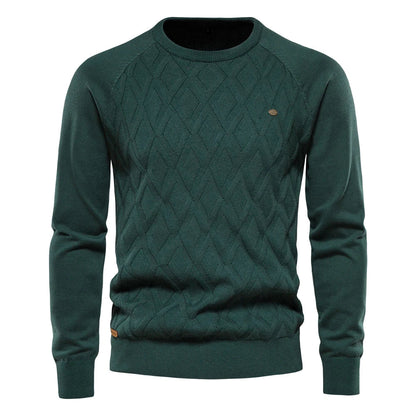 Maas & Mode® | Heren Trui met Ruitpatroon