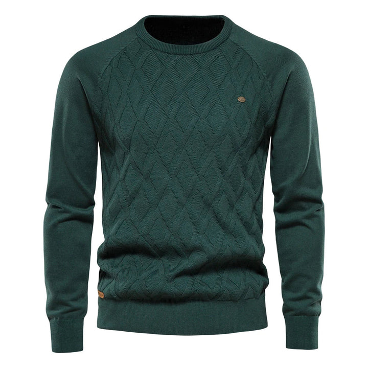 Maas & Mode | Heren Trui met Ruitpatroon