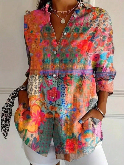Maas & Mode® | Kleurrijke Lente Blouse