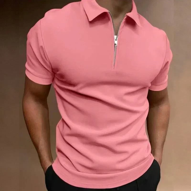 Maas & Mode® | Klassieke Rits Polo Shirt