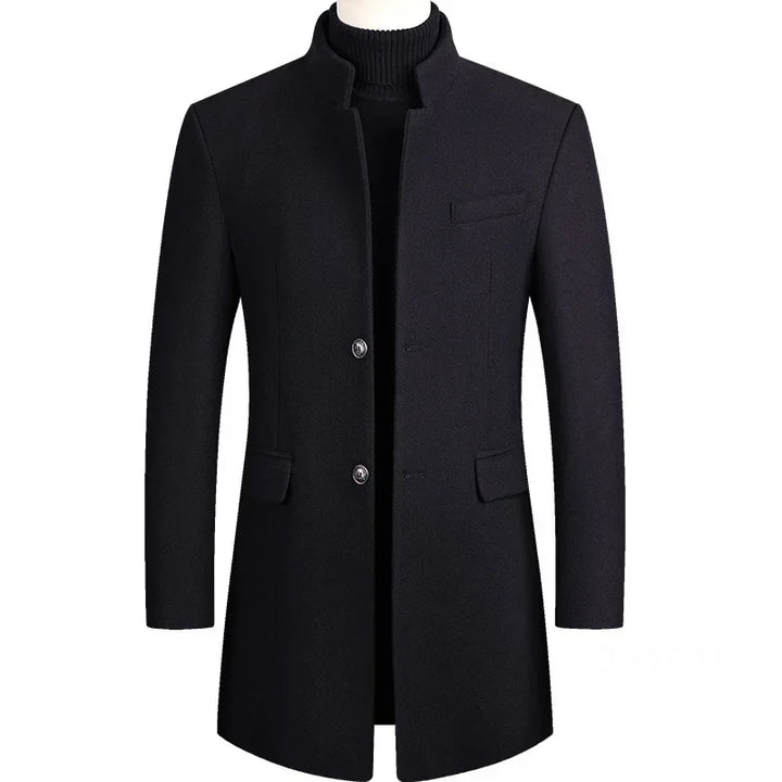 Maas & Mode | Kasjmier-wollen heren trenchcoat