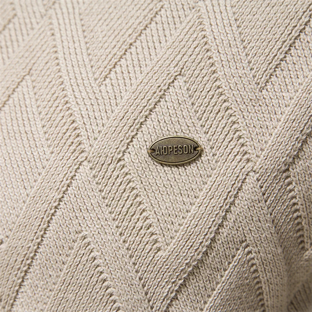 Maas & Mode | Heren Trui met Ruitpatroon