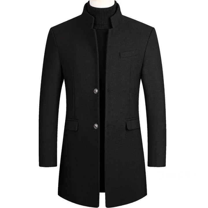 Maas & Mode | Kasjmier-wollen heren trenchcoat