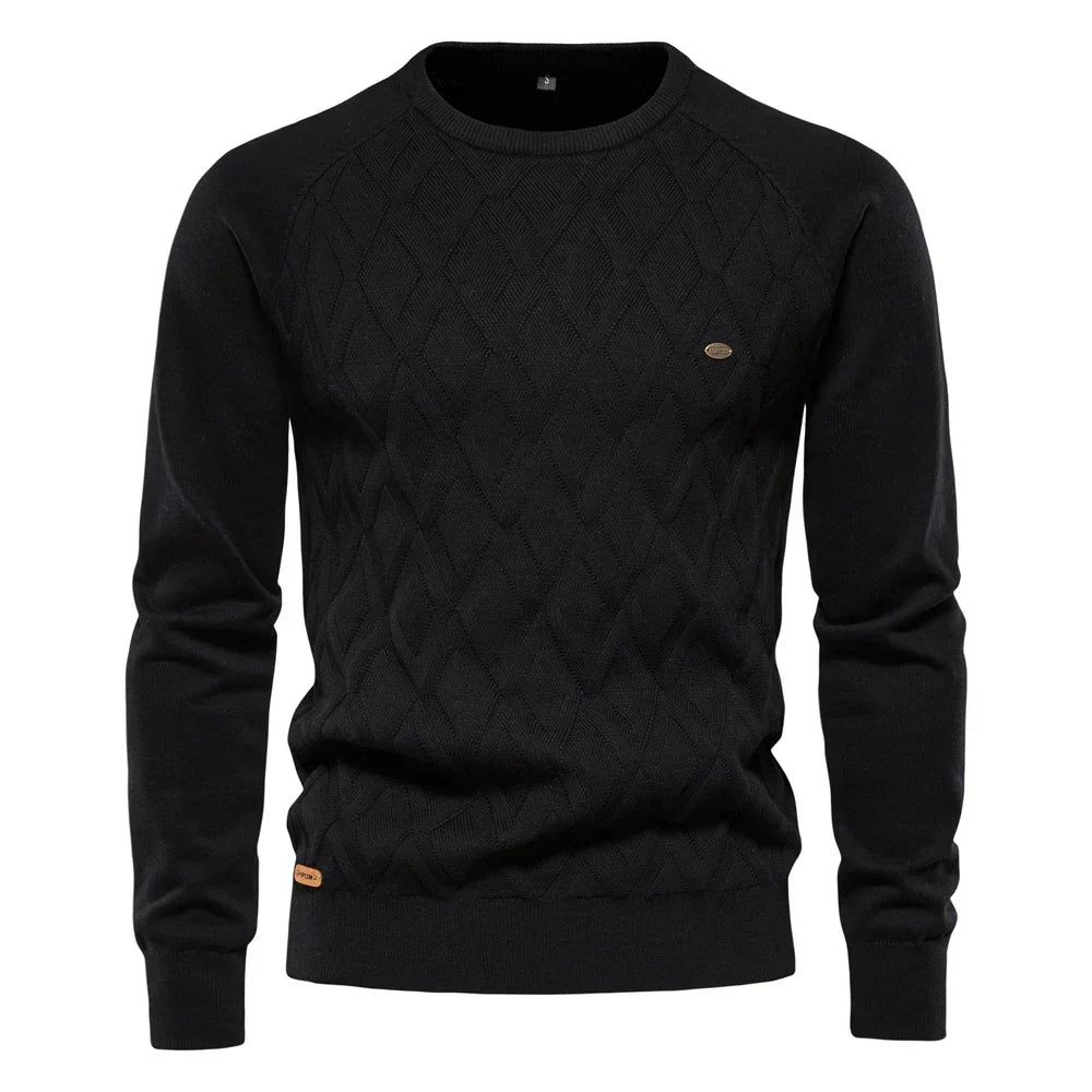 Maas & Mode | Heren Trui met Ruitpatroon