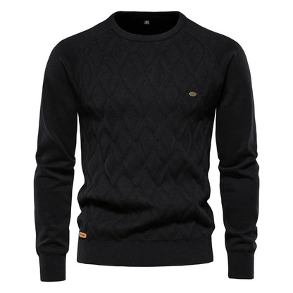 Maas & Mode® | Heren Trui met Ruitpatroon