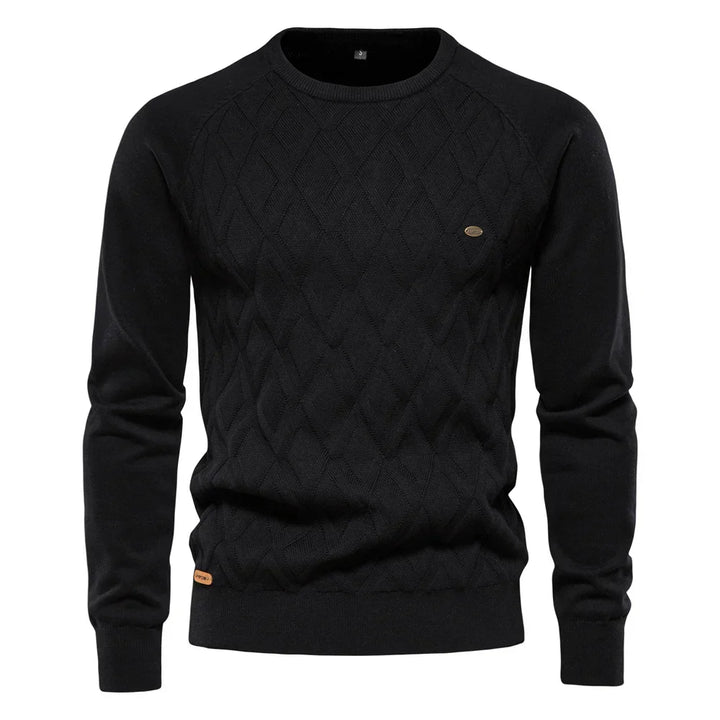 Maas & Mode | Heren Trui met Ruitpatroon