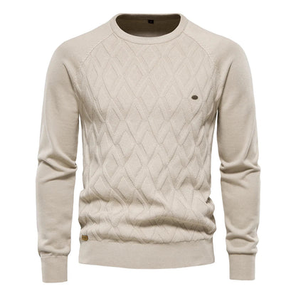Maas & Mode® | Heren Trui met Ruitpatroon