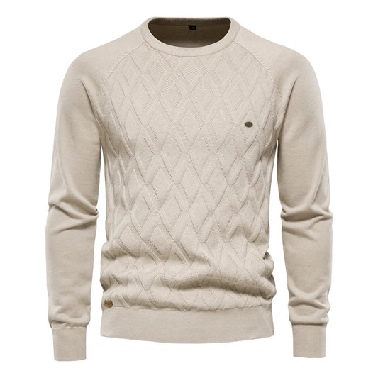 Maas & Mode® | Heren Trui met Ruitpatroon