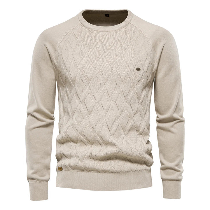 Maas & Mode | Heren Trui met Ruitpatroon