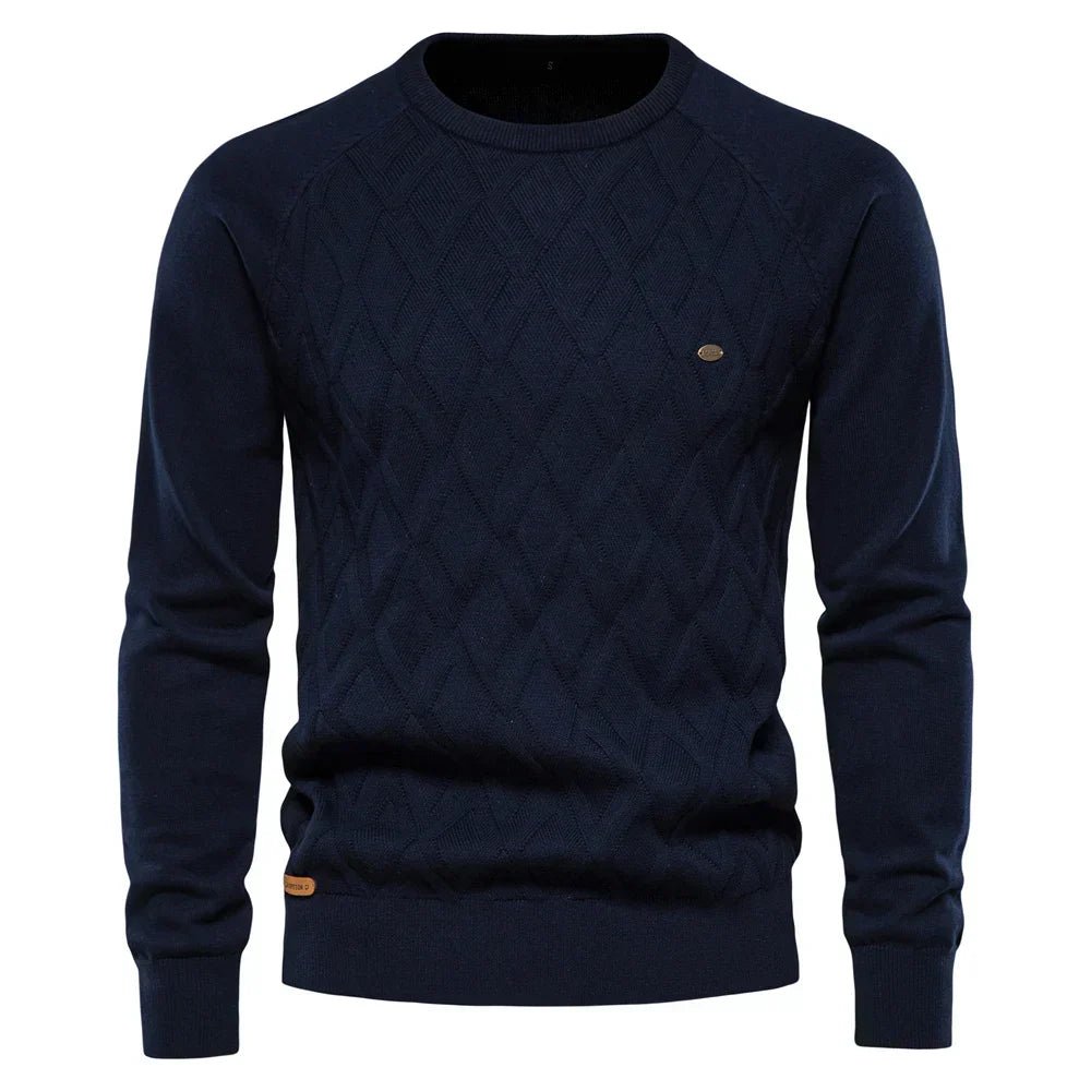 Maas & Mode | Heren Trui met Ruitpatroon