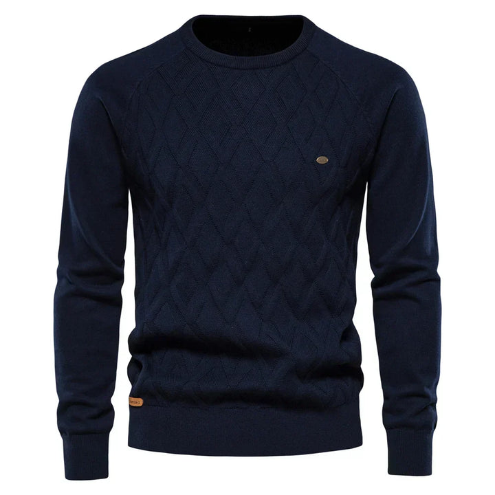 Maas & Mode | Heren Trui met Ruitpatroon