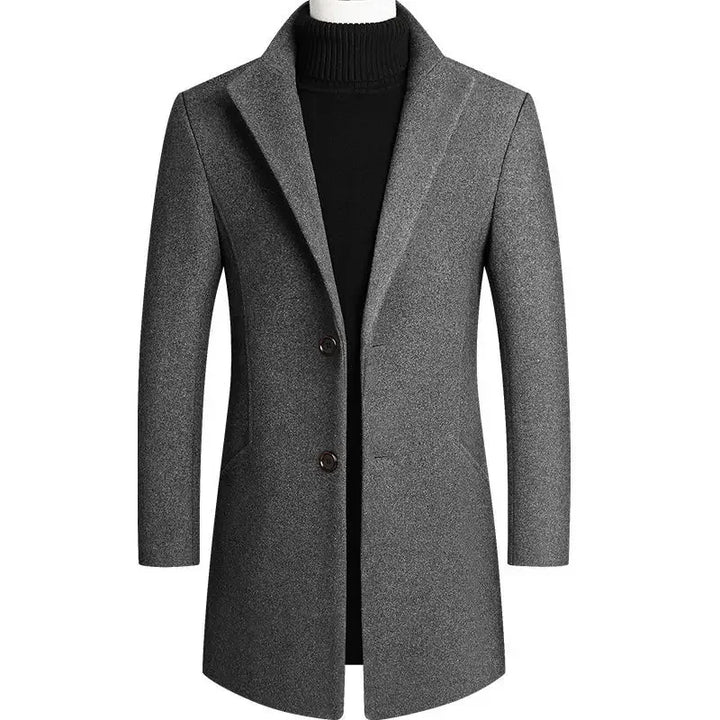 Maas & Mode | Kasjmier-wollen heren trenchcoat