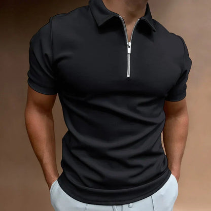 Maas & Mode® | Klassieke Rits Polo Shirt