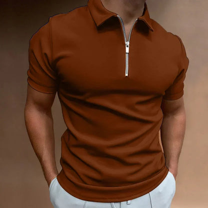 Maas & Mode® | Klassieke Rits Polo Shirt