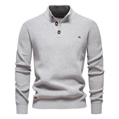 Maas & Mode® | Heren Trui met Knoopdetails