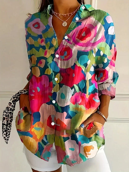 Maas & Mode® | Kleurrijke Lente Blouse