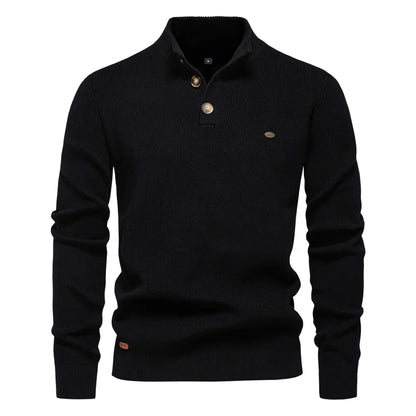 Maas & Mode® | Heren Trui met Knoopdetails