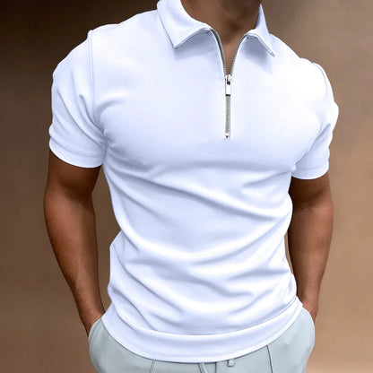 Maas & Mode® | Klassieke Rits Polo Shirt