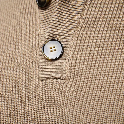 Maas & Mode® | Heren Trui met Knoopdetails