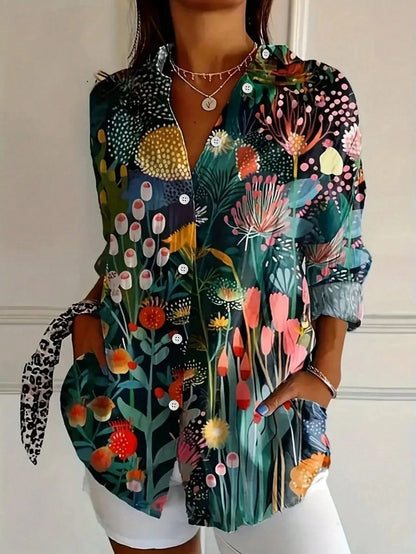 Maas & Mode® | Kleurrijke Lente Blouse