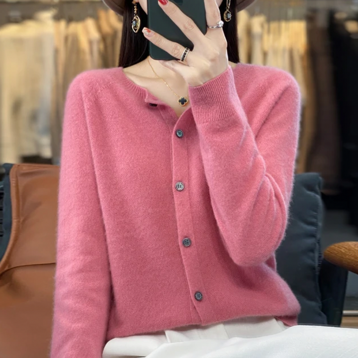 Maas & Mode | Elegante Knoopjes Cardigan