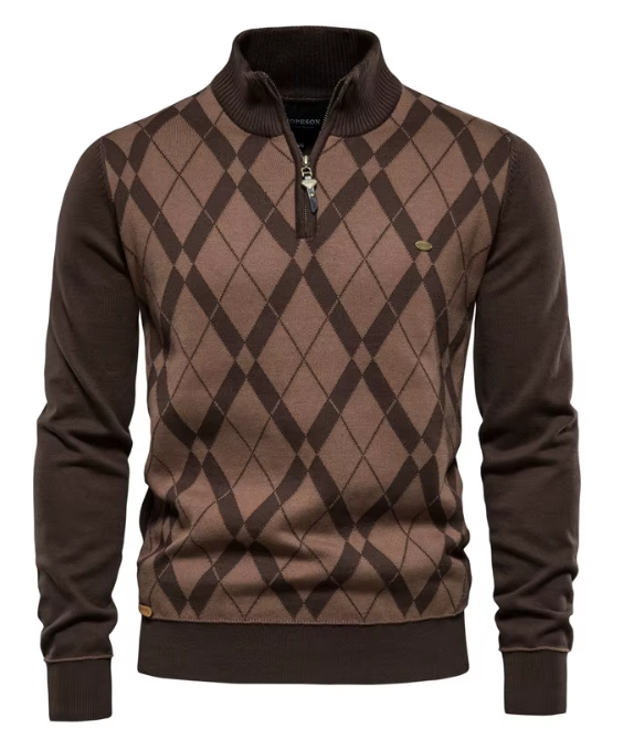 Maas & Mode | Heren Half-Zip Trui