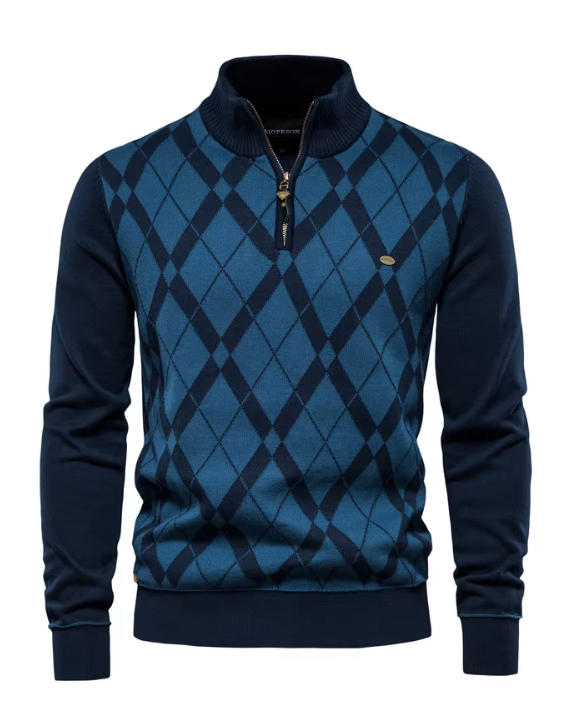 Maas & Mode | Heren Half-Zip Trui