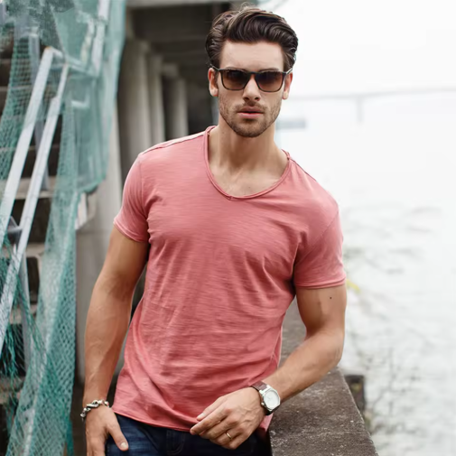 Maas & Mode® | Katoenen Zomer Shirt