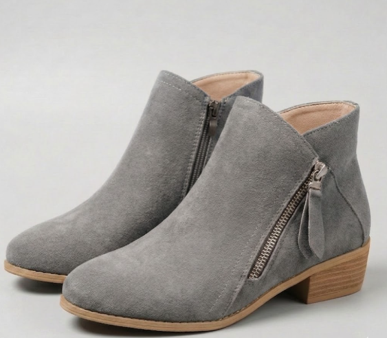 Maas & Mode | Mara Enkellaars met Ritssluiting