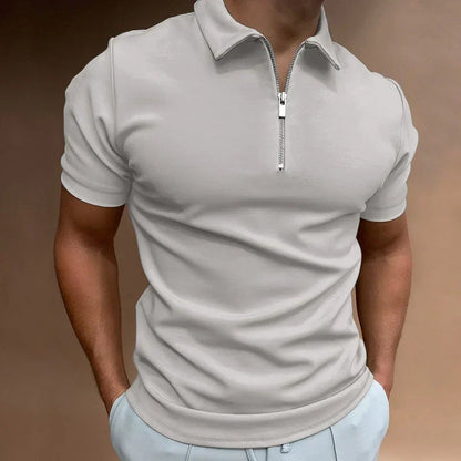 Maas & Mode® | Klassieke Rits Polo Shirt