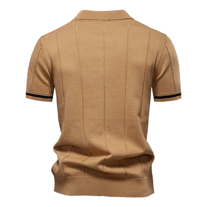 Maas & Mode® | Zomerse Polo met Rits