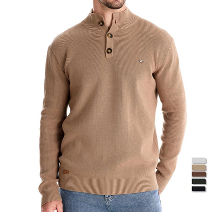 Maas & Mode® | Heren Trui met Knoopdetails
