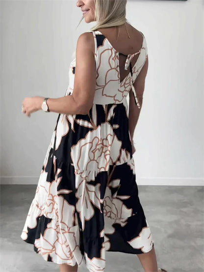 Maas & Mode® | Comfortabele Bloemenjurk