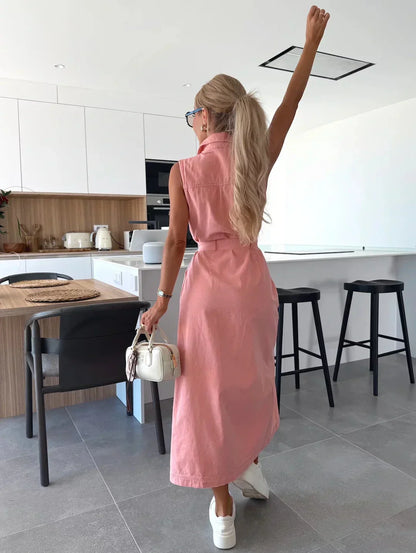 Maas & Mode® | Kiona Denim Zomerjurk