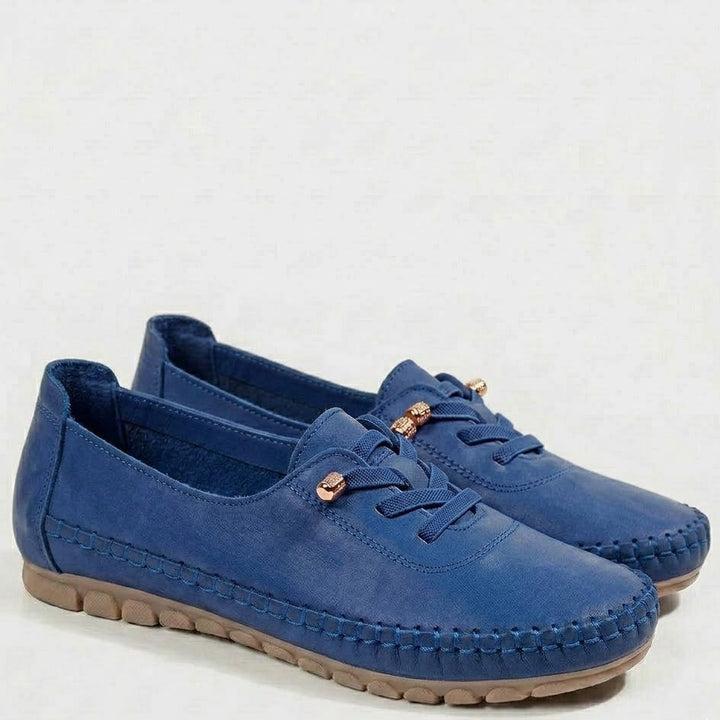 Maas & Mode | Comfortschoen met zacht bovenwerk en gevormd voetbed