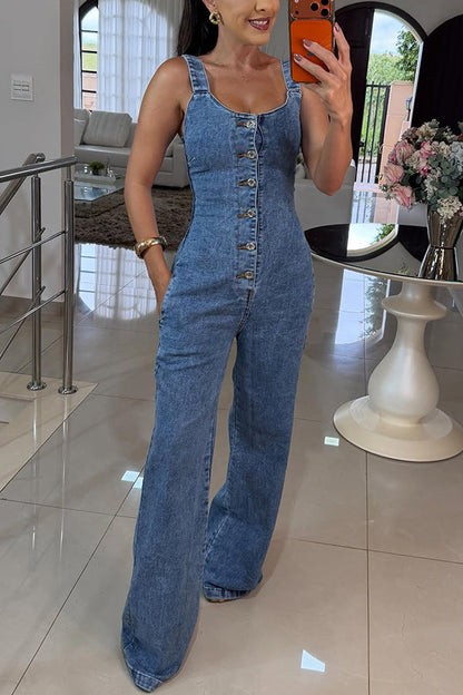 Maas & Mode® | Heidi Denim Jumpsuit