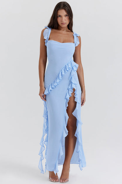 Maas & Mode® | Stralende Jurk met Ruffles